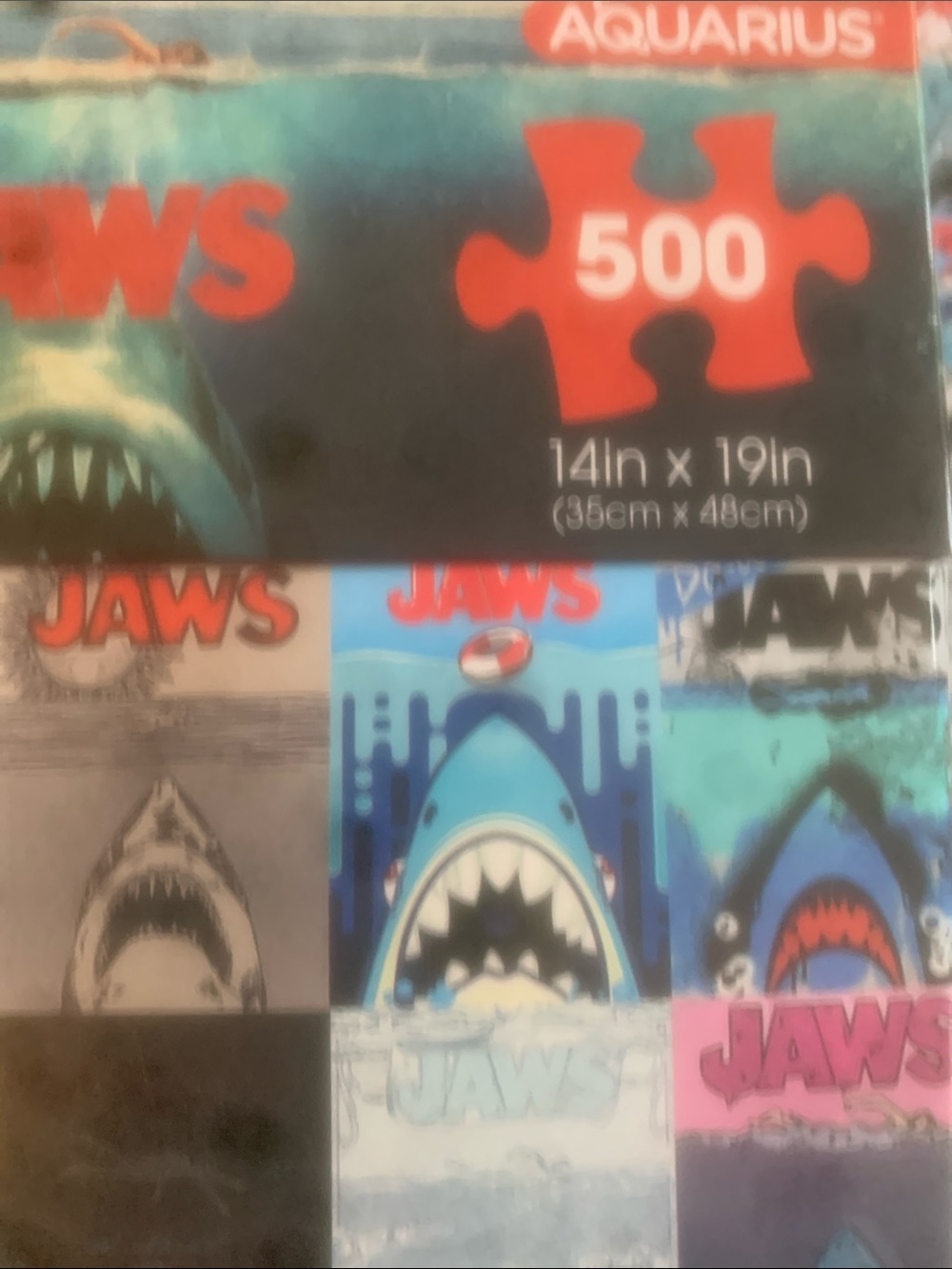 Puzzle by Aquarius. 500ct. Jaws 50th Anniversary - Picture 2 of 7